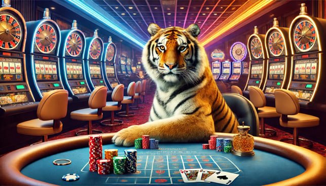 Antarmuka aplikasi modilimitado yang menampilkan berbagai kategori permainan kasino dan sportsbook